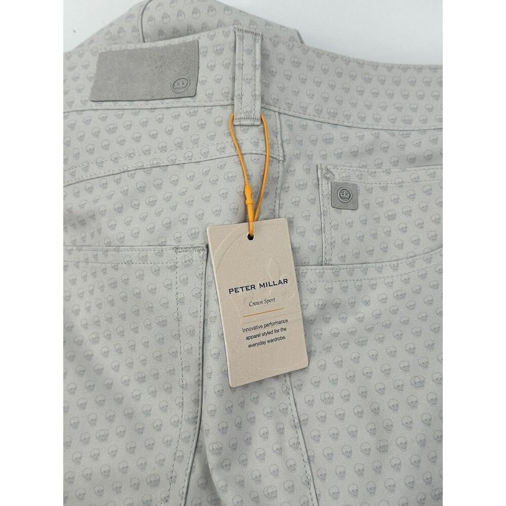 Peter Millar Gray Patterned Chinos - image 5